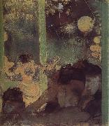 Edgar Degas Bete in the cafe oil